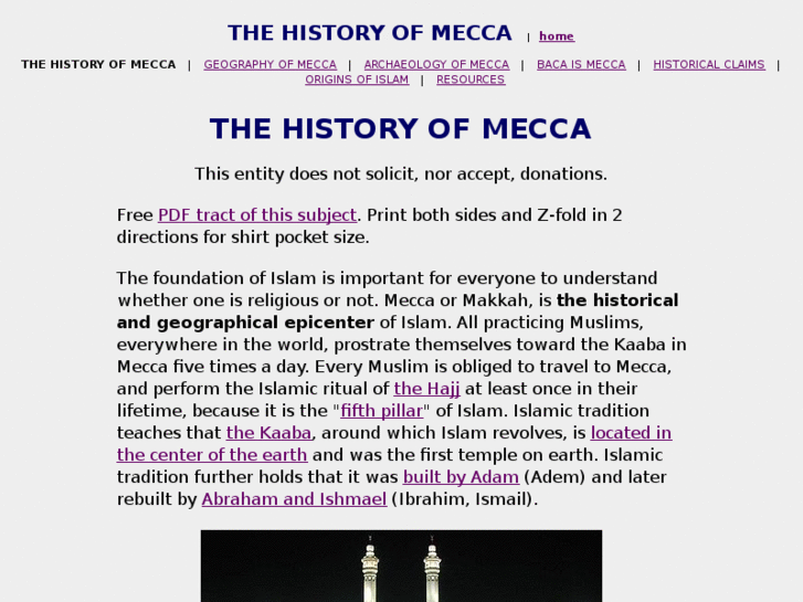 www.historyofmecca.org