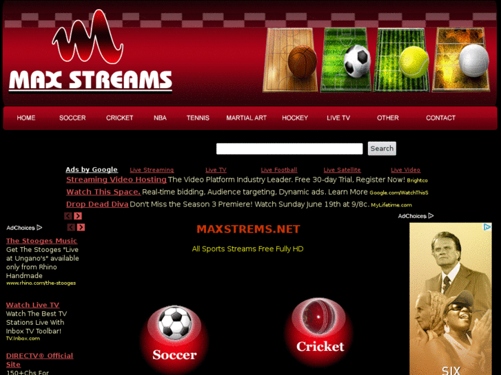 www.maxstreams.net