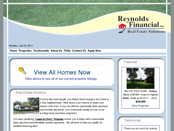 www.reynoldsfinancialhomes.com