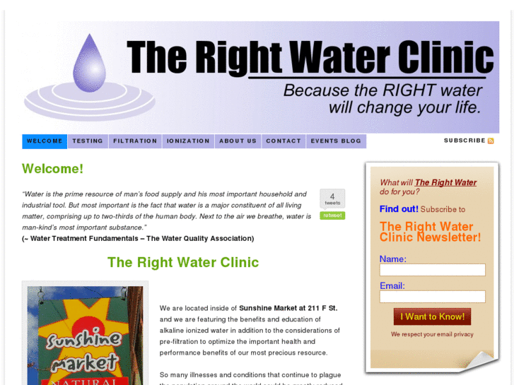 www.therightwaterclinic.com