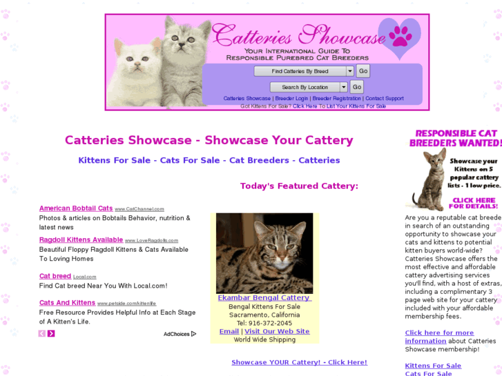 www.catpage.us