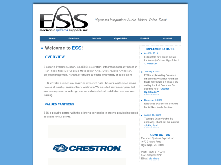 www.electronicsystemssupport.com