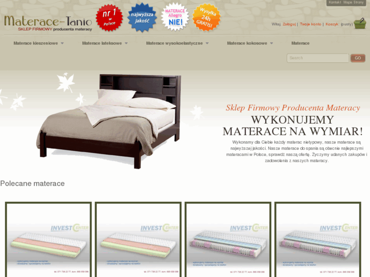 www.materace-tanio.pl