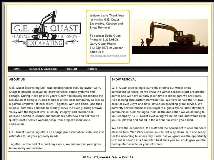 www.quastexcavating.com