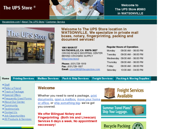 www.upsstorewatsonville.com