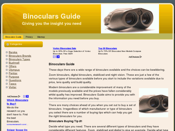 www.binocularsguide.net