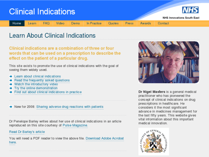 www.clinicalindications.com