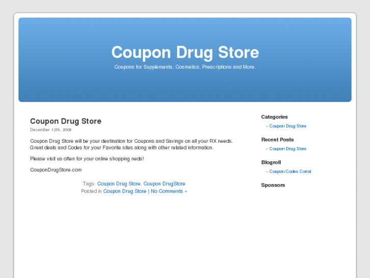 www.coupondrugstore.com