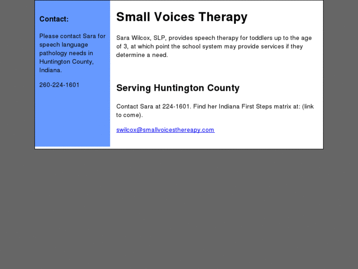 www.smallvoicestherapy.com