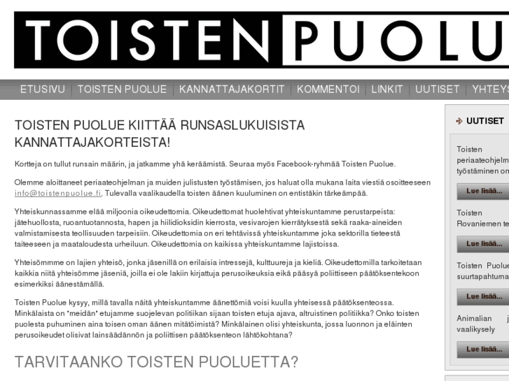 www.toistenpuolue.fi