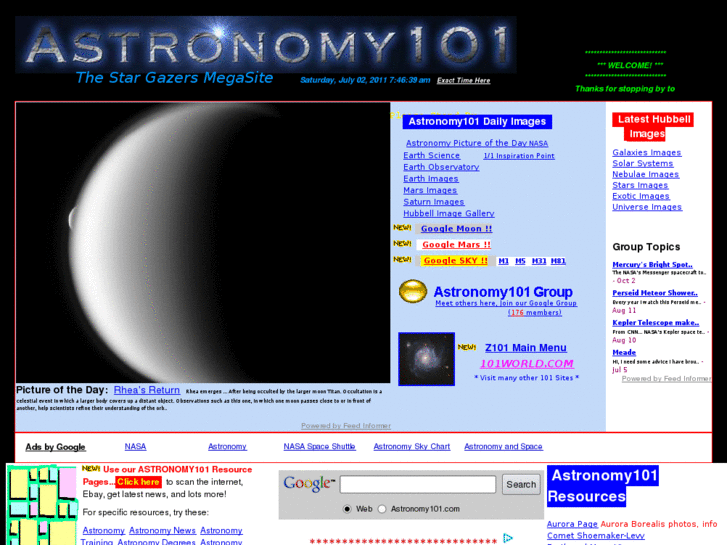 www.astronomy101.com