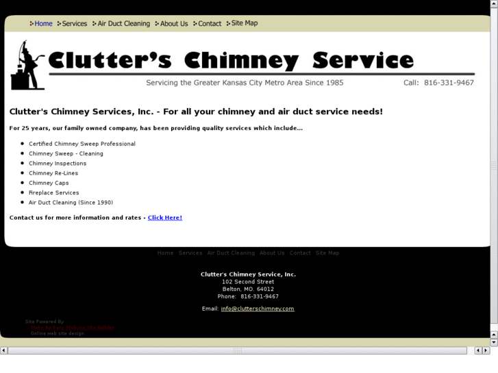 www.clutterschimney.com