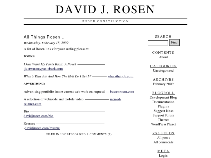 www.davidjrosen.com