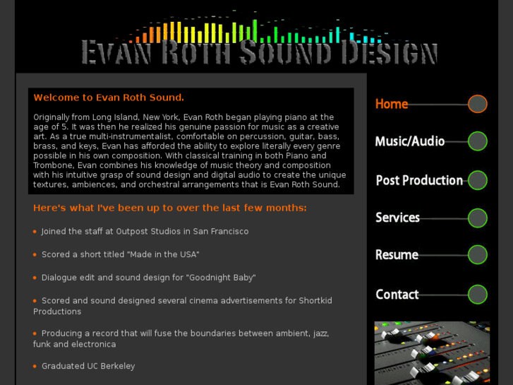 www.evanrothsound.com