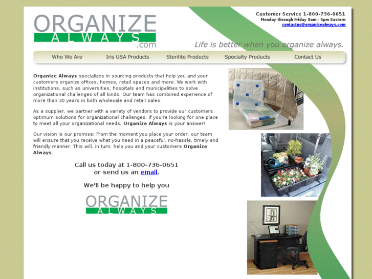 www.organizealways.com