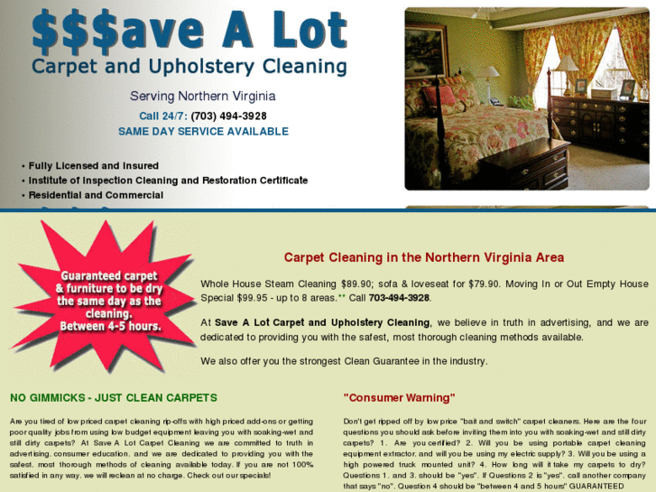 www.savealotcarpetcleaningva.com