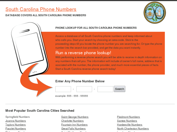 www.southcarolinaphonenumbers.org