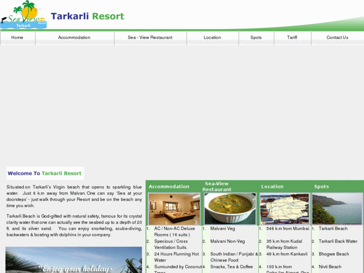 www.tarkarliresort.com