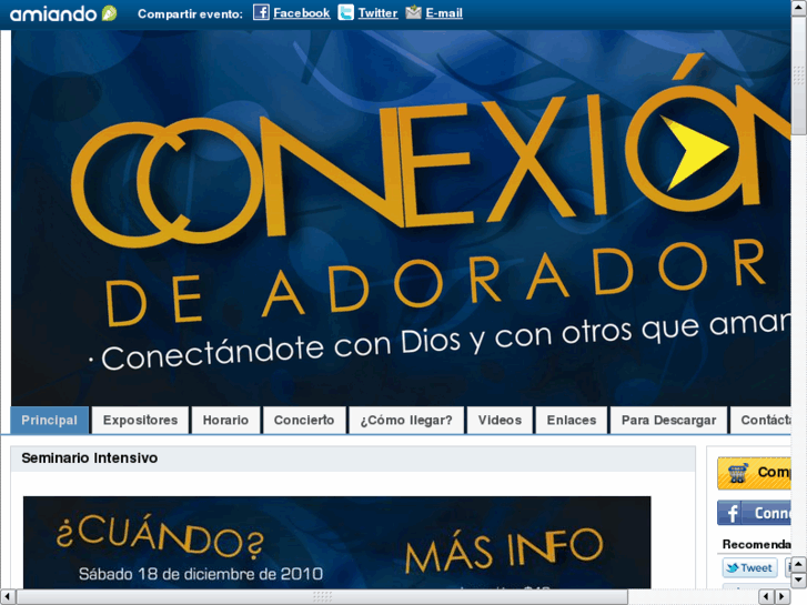 www.conexiondeadoradores.com