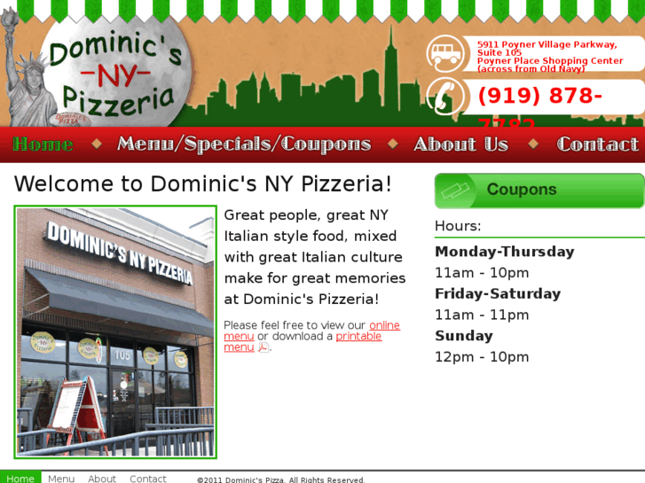 www.dominicspizza.com