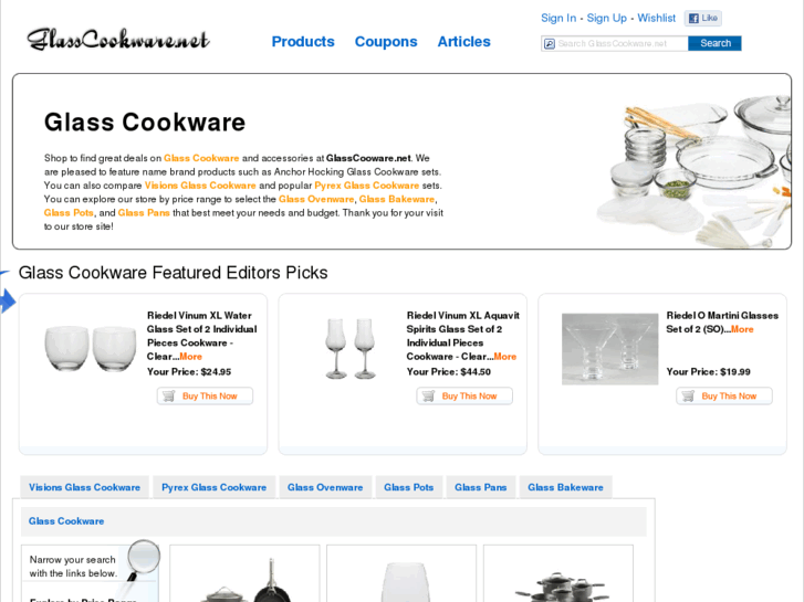 www.glasscookware.net