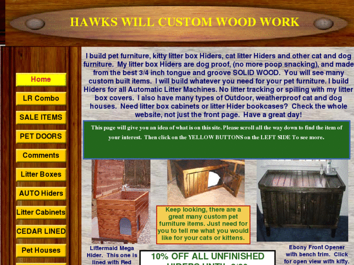 www.hawkswillwoodwork.com