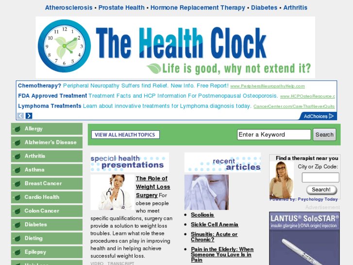 www.healthclock.org