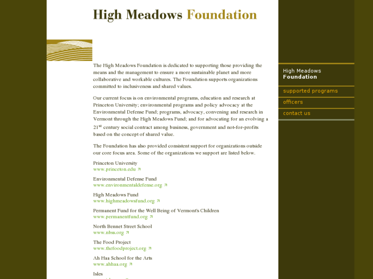 www.highmeadowsfunds.org