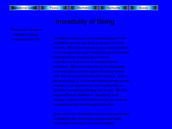 www.incredulityofbeing.com