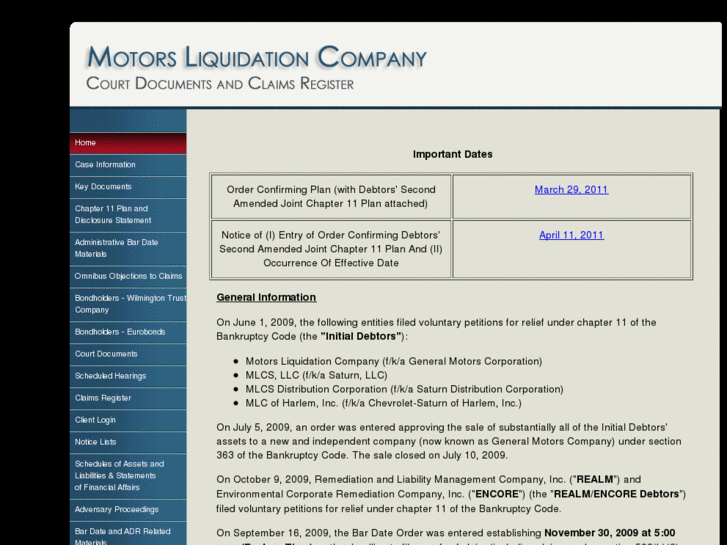 www.motorliquidationdocket.net