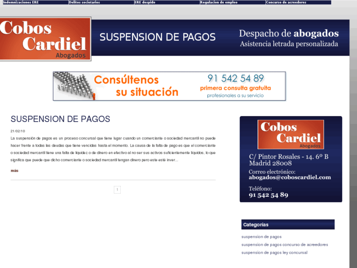 www.suspensiondepagos.org