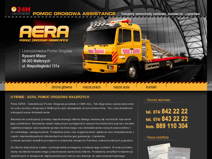 www.aera-pomocdrogowa.pl