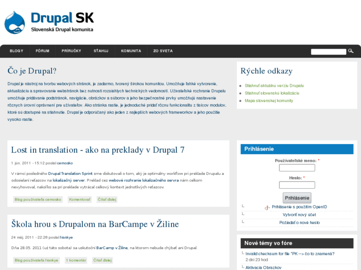 www.drupal.sk