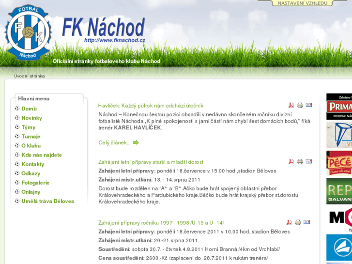 www.fknachod-destne.cz