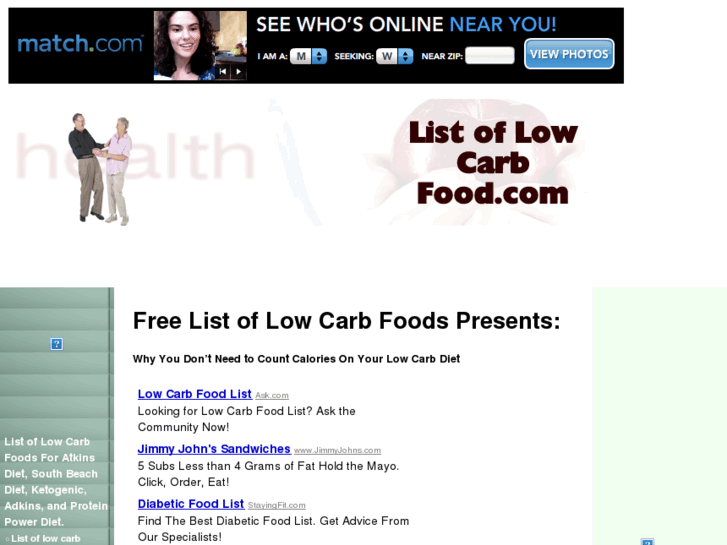 www.list-of-low-carb-food.com