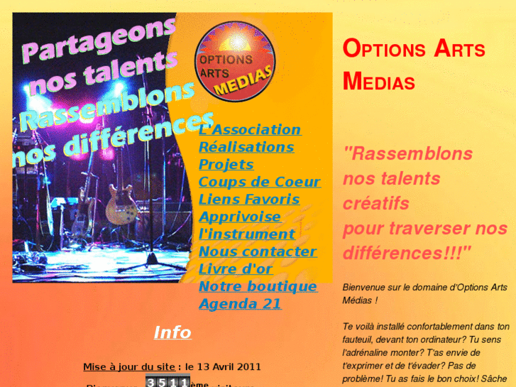 www.optionsartsmedias.com