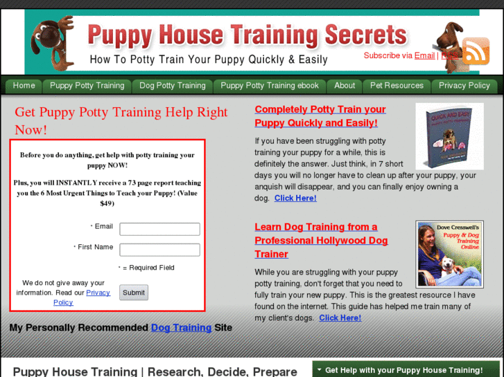 www.puppyhousetrainingsecrets.com