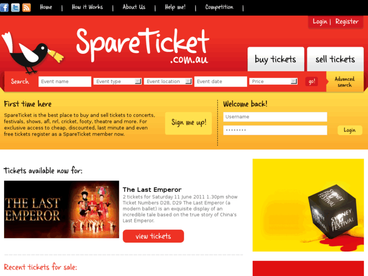 www.spareticket.com.au