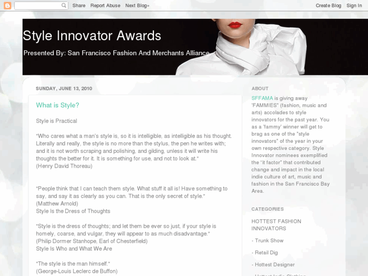 www.styleinnovatorawards.com