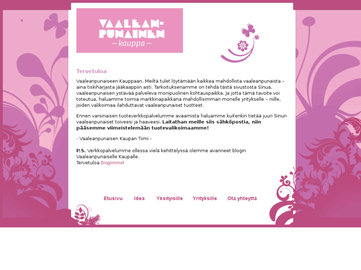 www.vaaleanpunainenkauppa.com