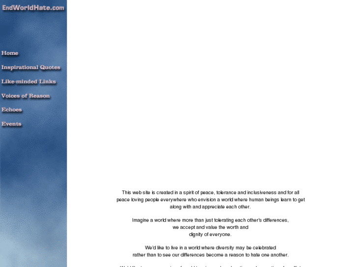 www.endworldhate.com
