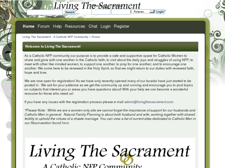 www.livingthesacrament.com