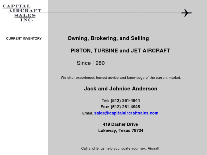 www.capitalaircraftsales.com