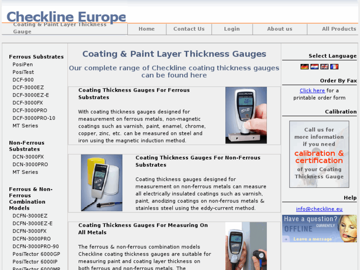 www.checkline-coating-thickness.com