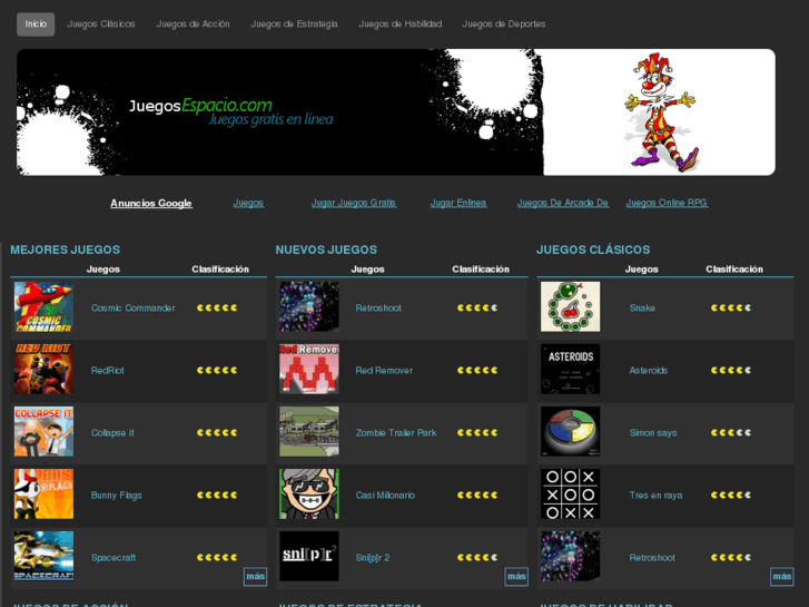 www.juegosespacio.com