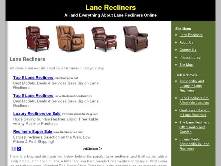 www.lanerecliners.net