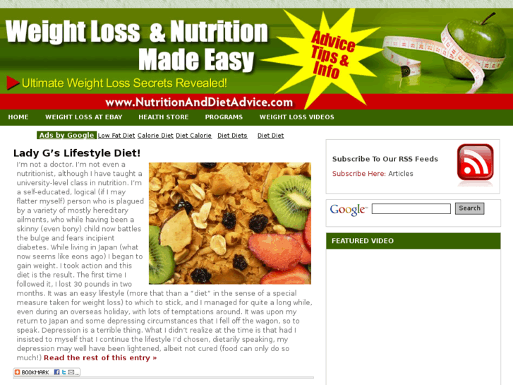 www.nutritionanddietadvice.com