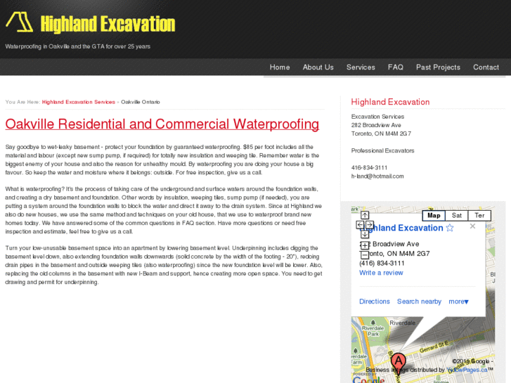 www.oakvillewaterproofing.net