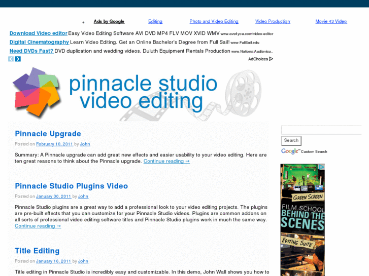 www.pinnaclestudiovideoediting.com