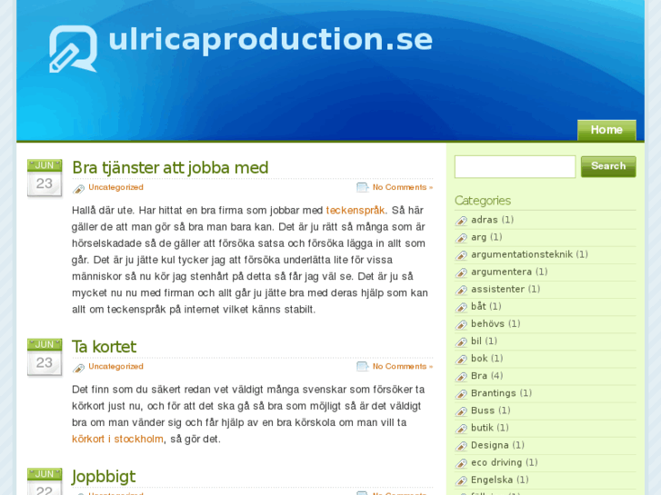 www.ulricaproduction.se